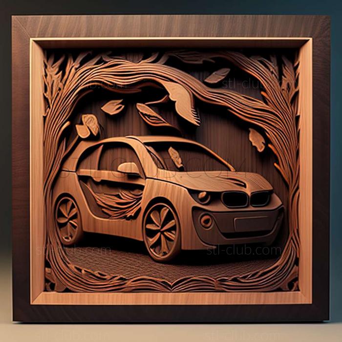 3D мадэль BMW i3 (STL)